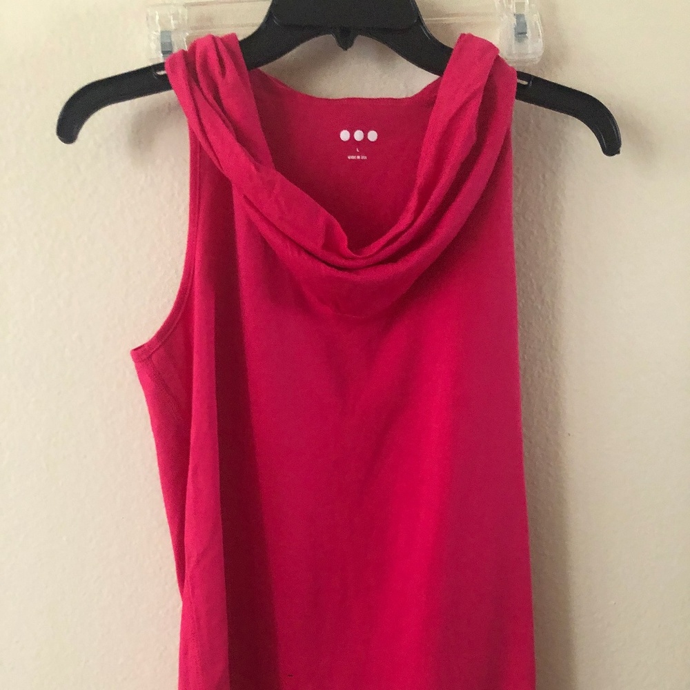 Cowl Pink Shirt